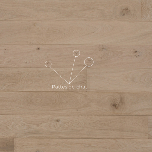 parquet avec pattes de chat