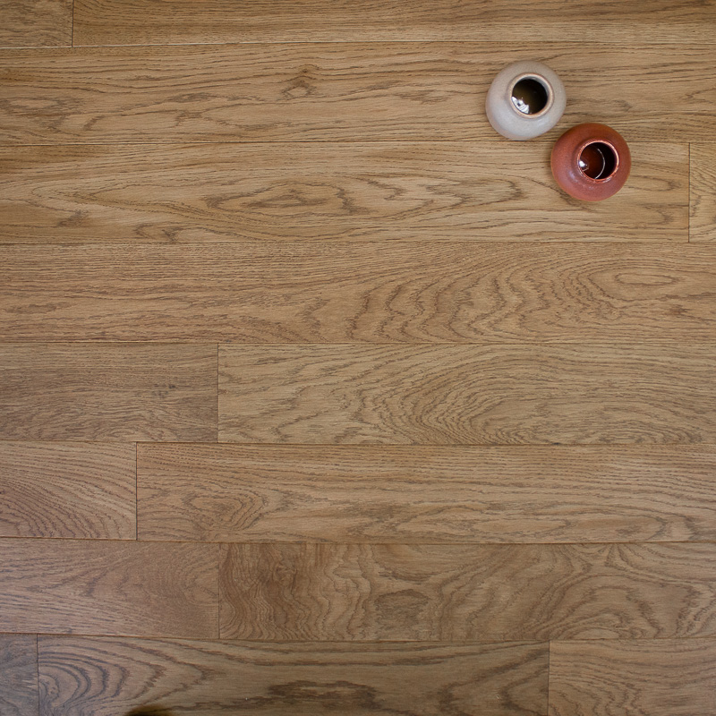 Parquet chêne massif premier choix (Épaisseur: 20 mm, Largeur: 120 mm, Teinte: Ambrée)