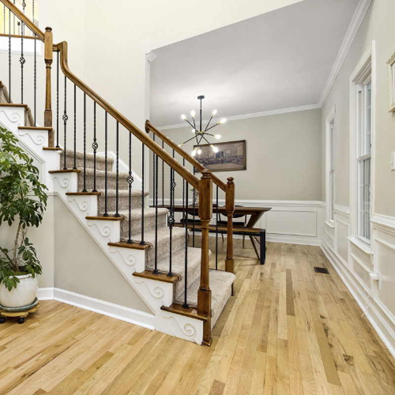 Parquet brut en intérieur