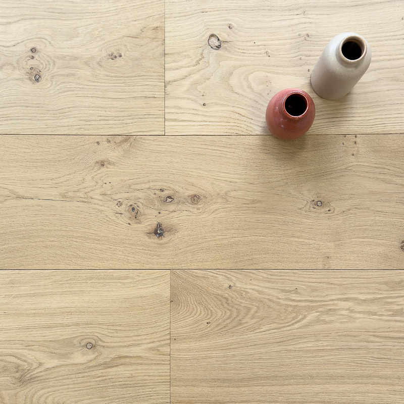 Parquet chêne massif Campagne (Épaisseur: 20 mm, Largeur: 180 mm, Teinte: Effet bois brut)