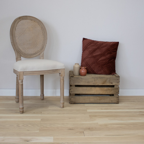 INTENSE-MASSIF 30-150 cm x 1,4 cm x 11 cm - Non teinté-1 Parquet chêne massif Intense Brut pré-poncé en 14mm