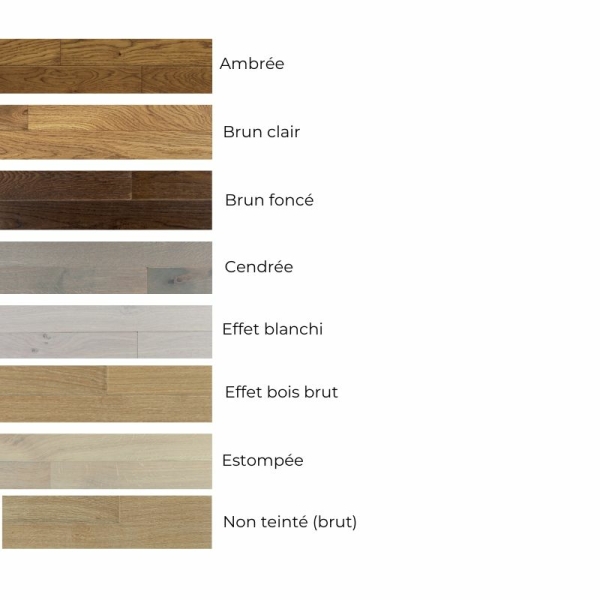 Nuancier coloris parquets Nuancier coloris parquets