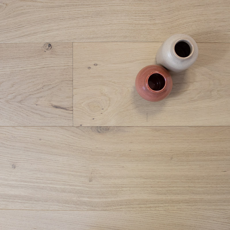 Parquet contrecollé chêne Rustique (Épaisseur: 20 mm, Largeur: 180 mm, Longueurs: Panachées, Teinte: Estompée)