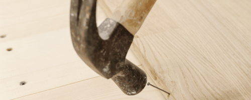 clouage parquet contrecollé