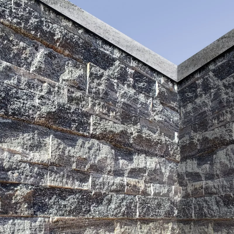 Pierre de parement travertin Vivalt face éclatée