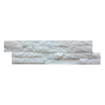 Parement white quartzite