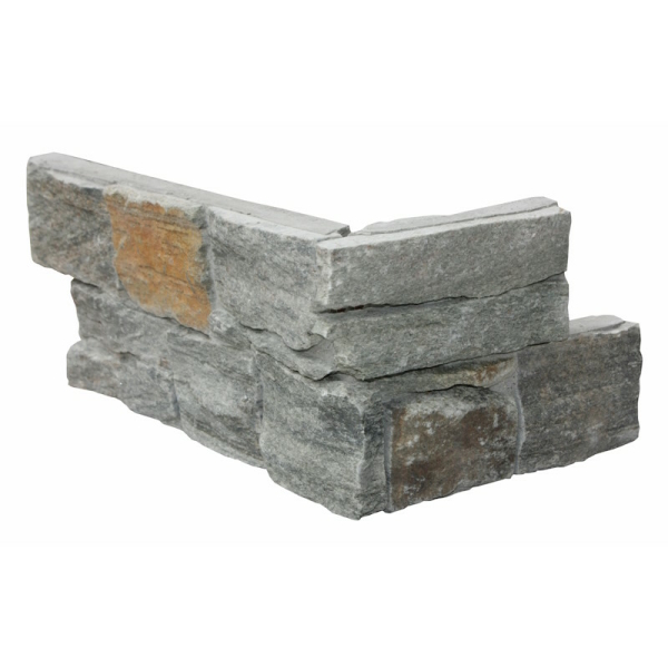 angle de parement pierre en quartzite Muraille