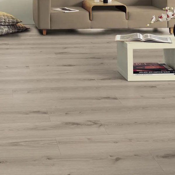 Dalles PVC clipsables stabilisatrices imitation bois chêne argile