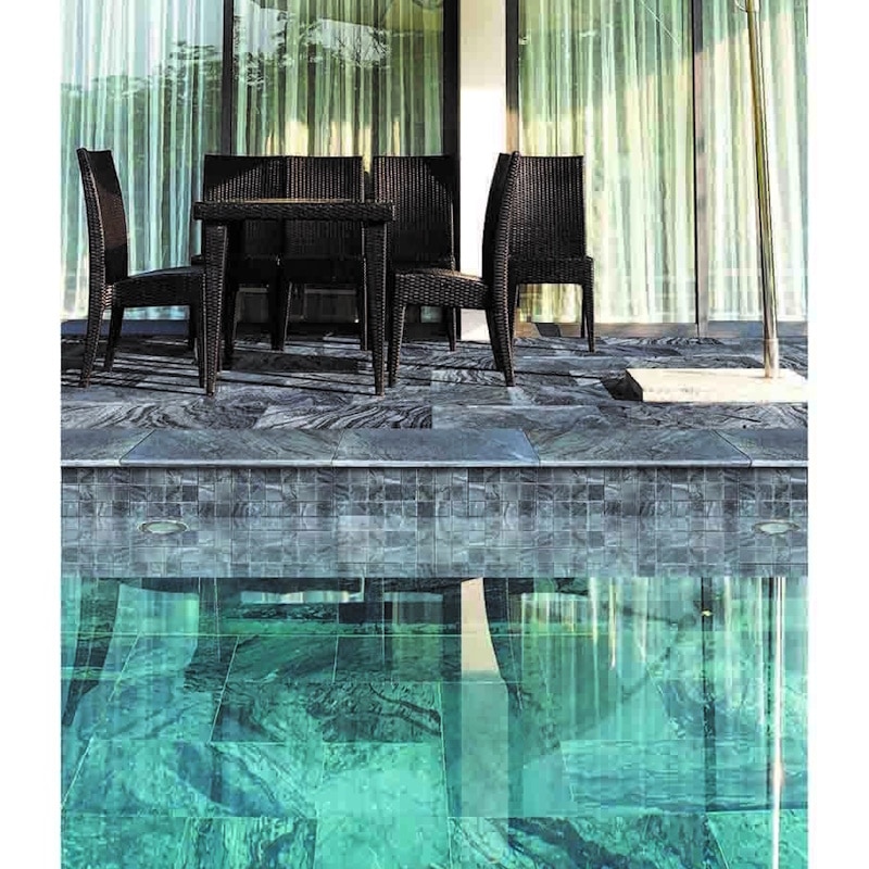 Margelle ardoise grise