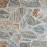 mur en pierre de parement en marbre multicolore