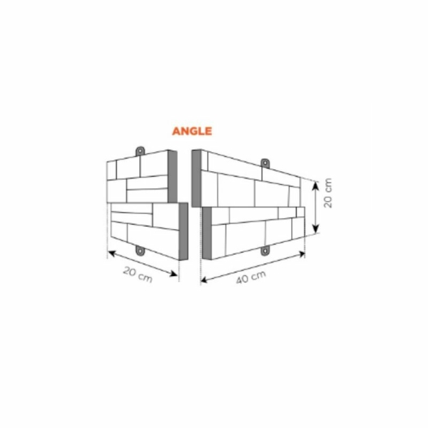 base béton avec agrafes incorporées pour les murs extérieurs épaisseur 20 cm base béton avec agrafes incorporées pour les murs extérieurs épaisseur 20 cm