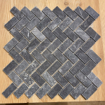 mosaique-chevron-marbre-noir-