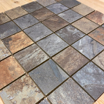 MOSAÏQUE EN CARRELAGE EFFET PIERRE DE BALI