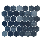 carreaux hexagonaux pierre marbriere noire