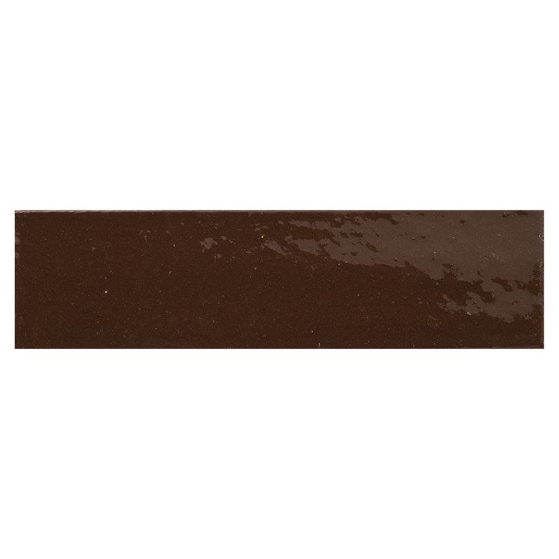 Plaquette en terre cuite émaillée bi-cuisson (Dimensions: 33 cm x 5 cm x 1,2 cm, Teinte: Savane)