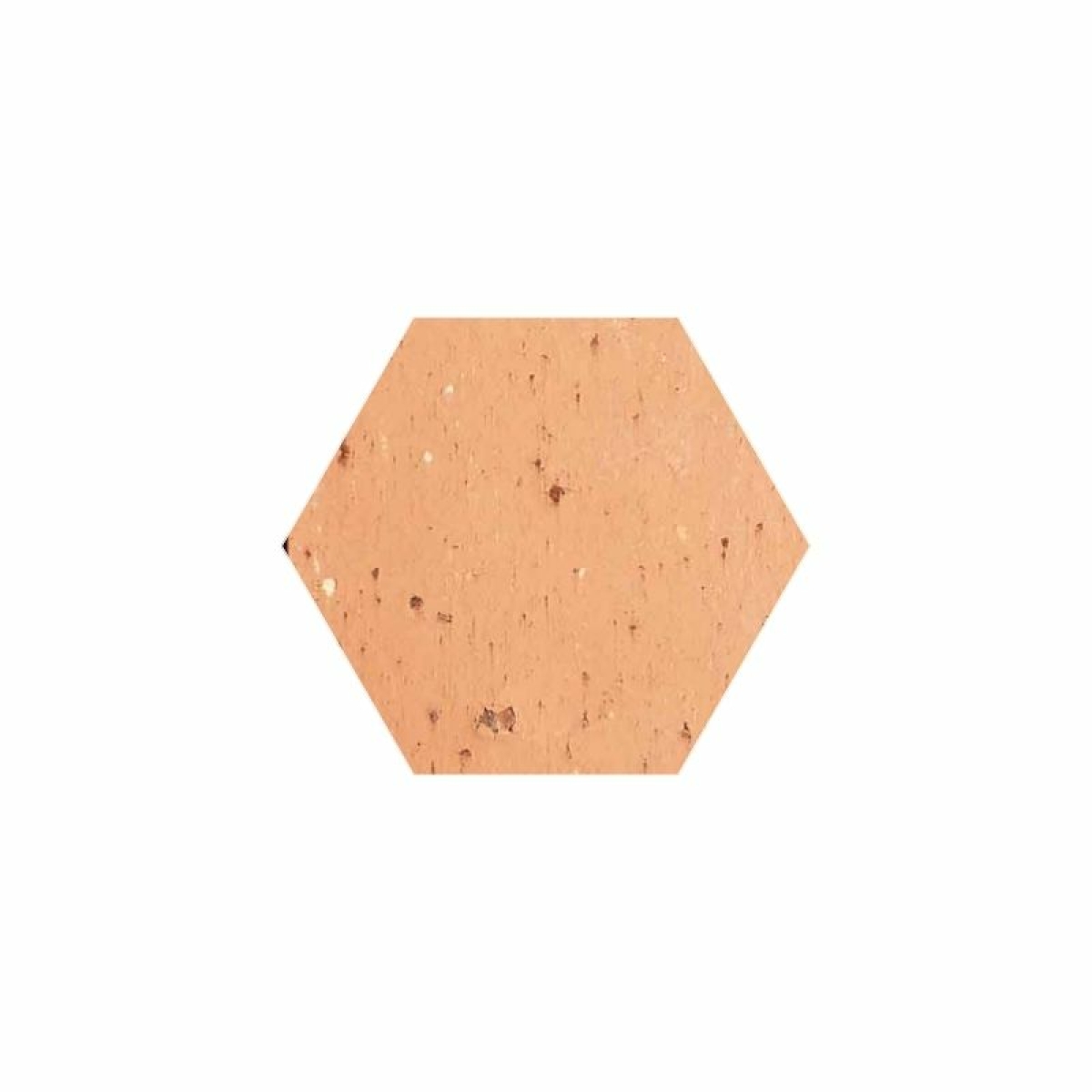 Tomette hexagonale aspect arraché Brenne 16x18x2,4