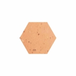 Tomette hexagonale aspect arraché Brenne 16x18x2,4