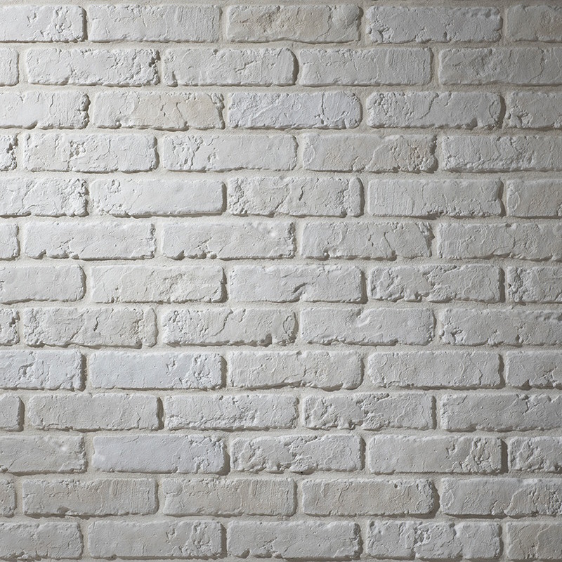 Plaquette de parement Maya effet brique (Couleur: Blanc)