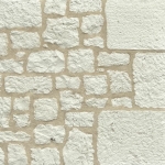 Chainage d'angle parement castellar blanc
