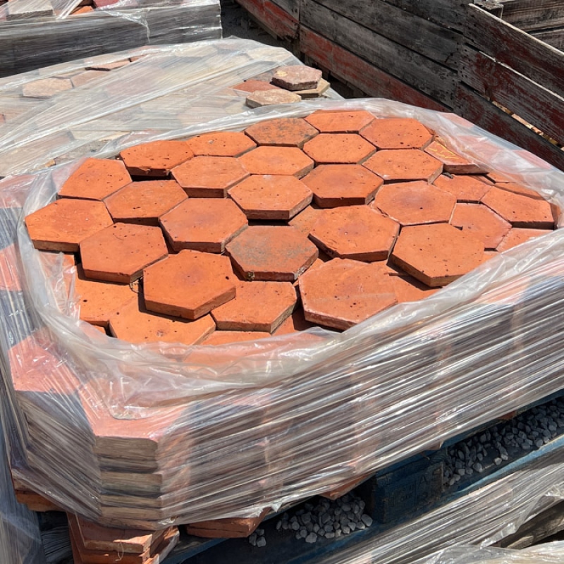Tomette ancienne de récupération hexagonae