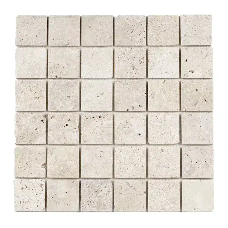 mosaïque travertin premier choix light