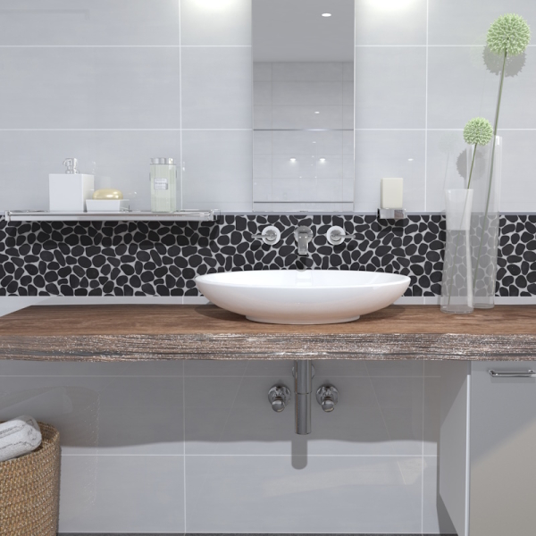 Galet en pierre naturelle pour salle de bain Galet en pierre naturelle pour salle de bain