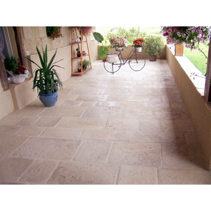 Dallage Ferrière nuancé ancien