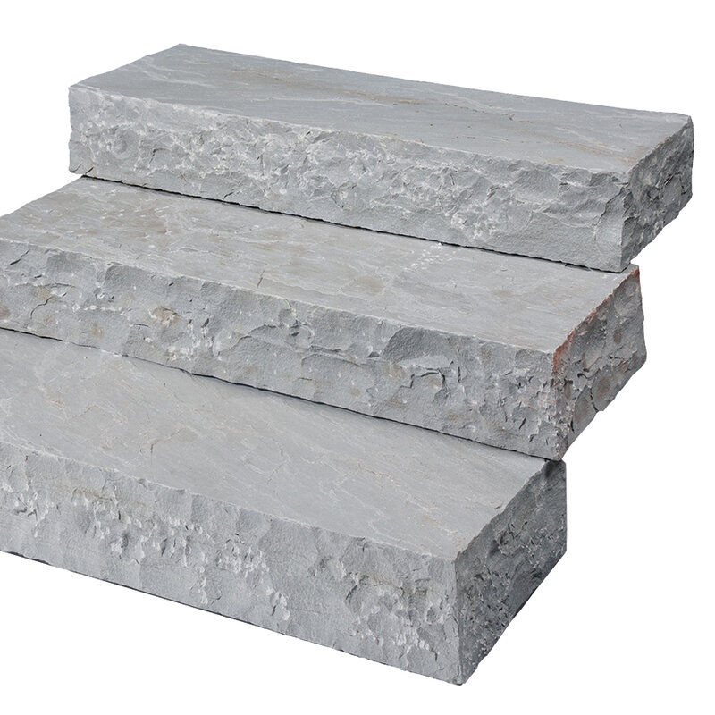 Bloc Marches desert gris Marche d'escalier en grès gris