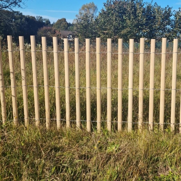 Ganivelles Demi-rond dans un champ
