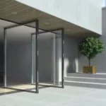 3 portes pivots en alu