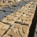 Dallage quartzite pierre naturelle élégante et durable pour terrasse