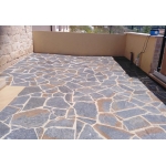 Dallage quartzite pierre naturel élégante et durable pour terrasse